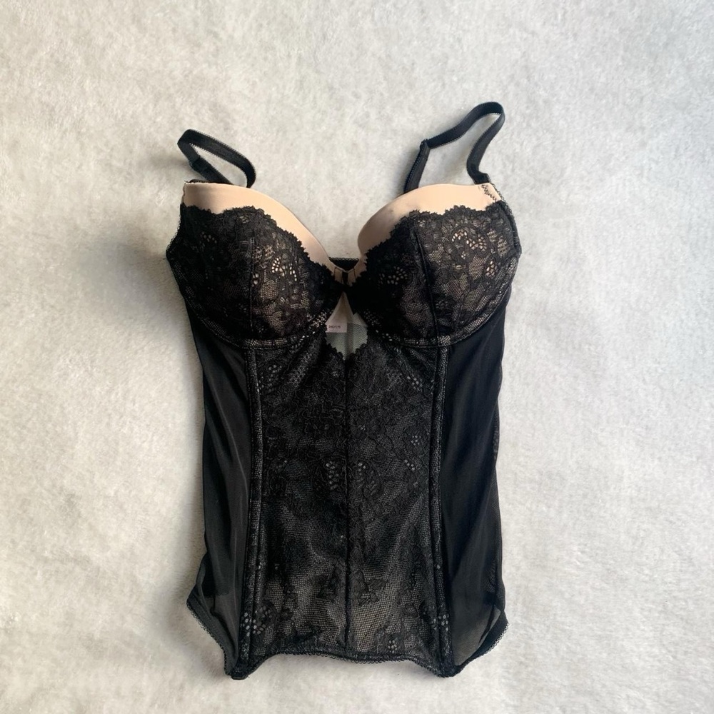 Victoria's Secret Black Lace Bustier